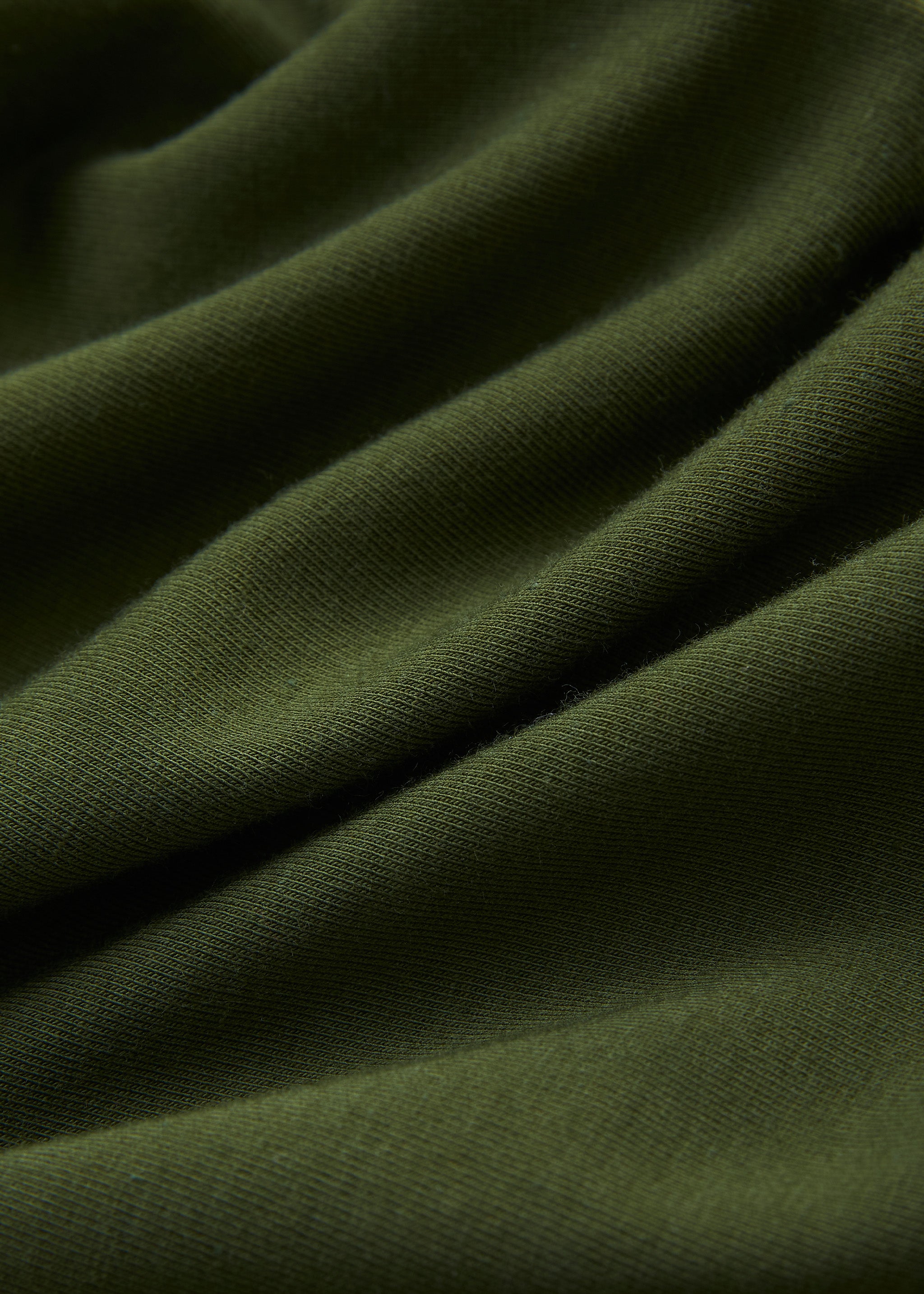 Longsleeve mit Bindeband in Moss