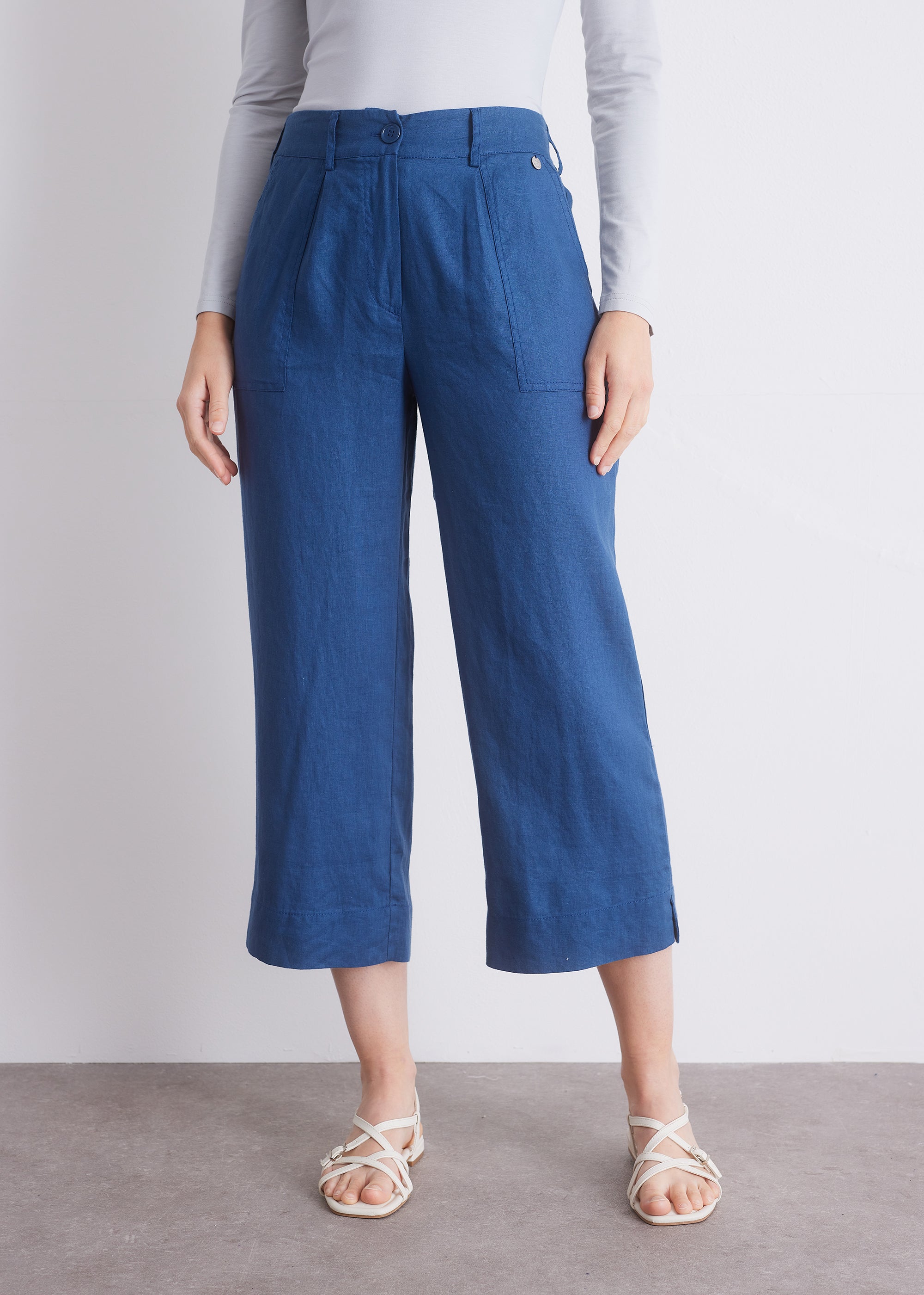 Hose aus reinem Leinen