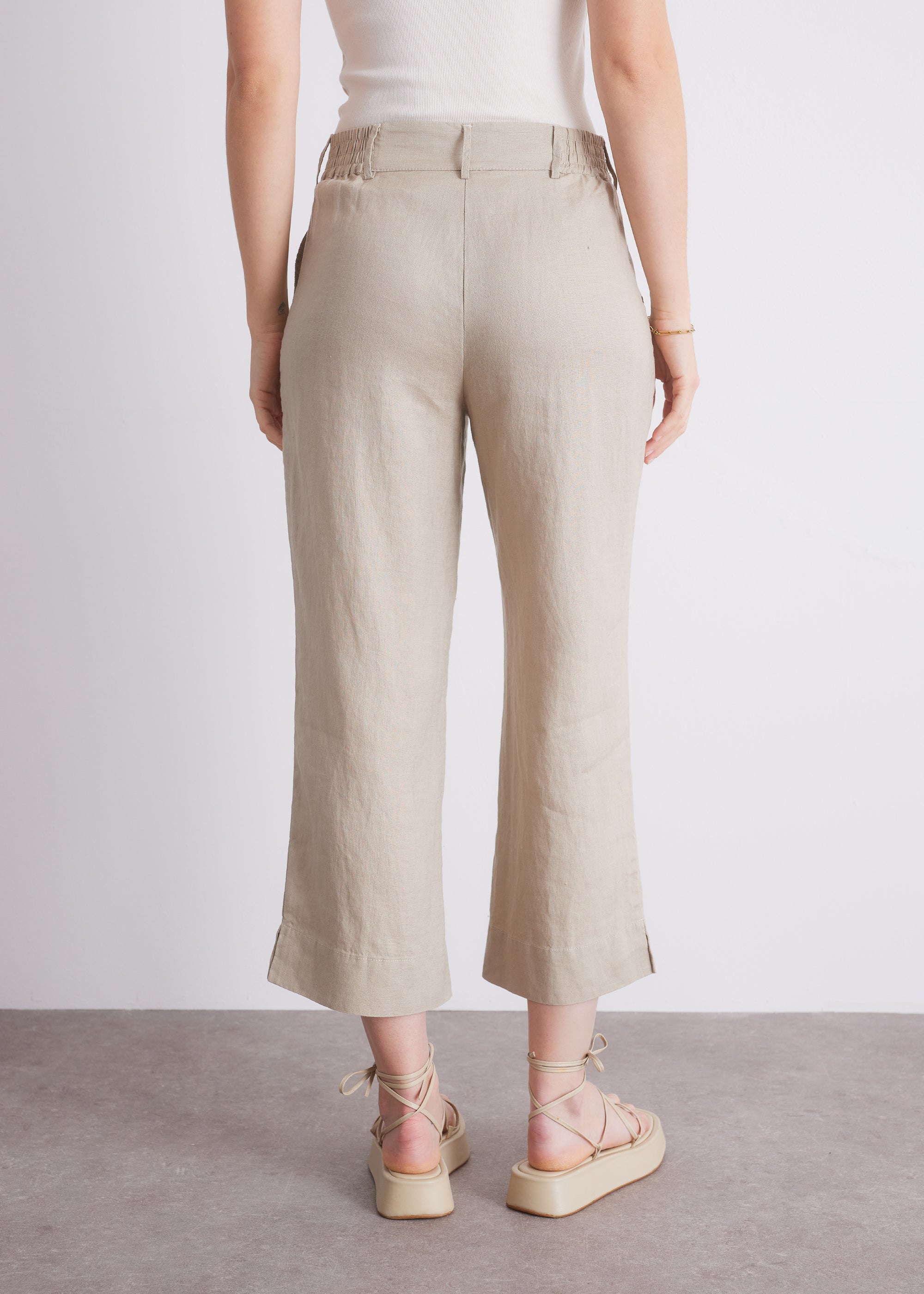 Hose aus reinem Leinen