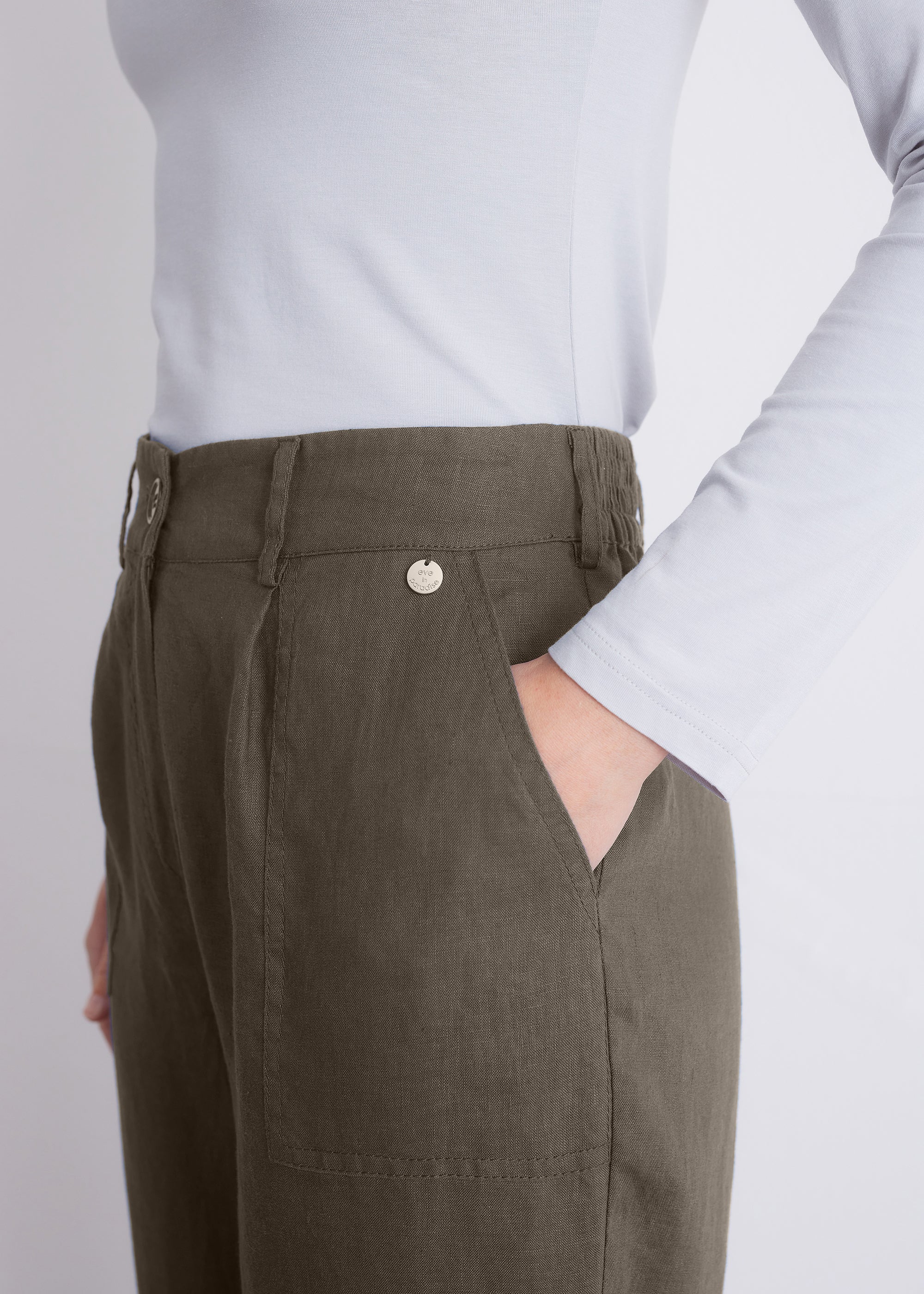 Hose aus reinem Leinen