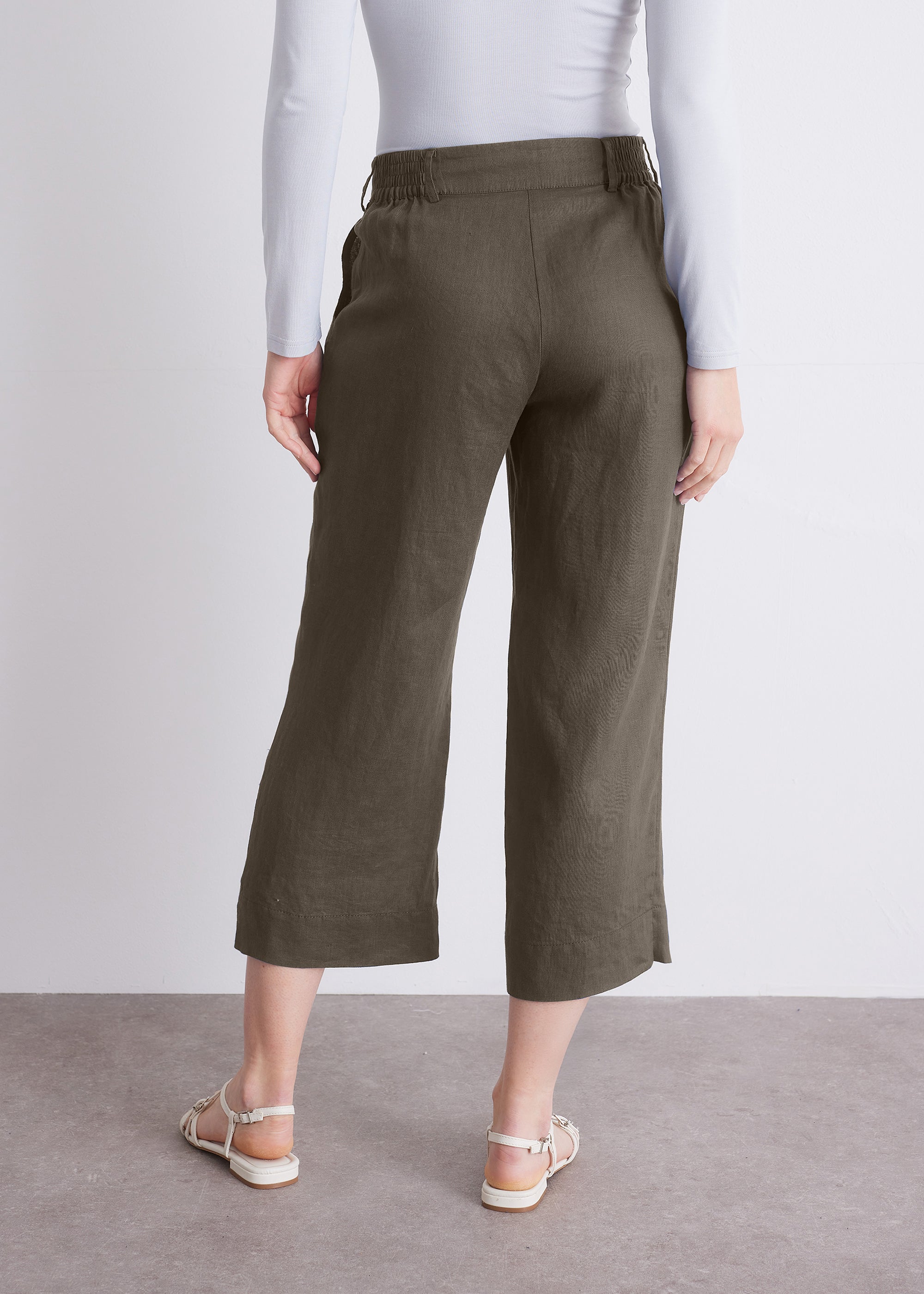 Hose aus reinem Leinen