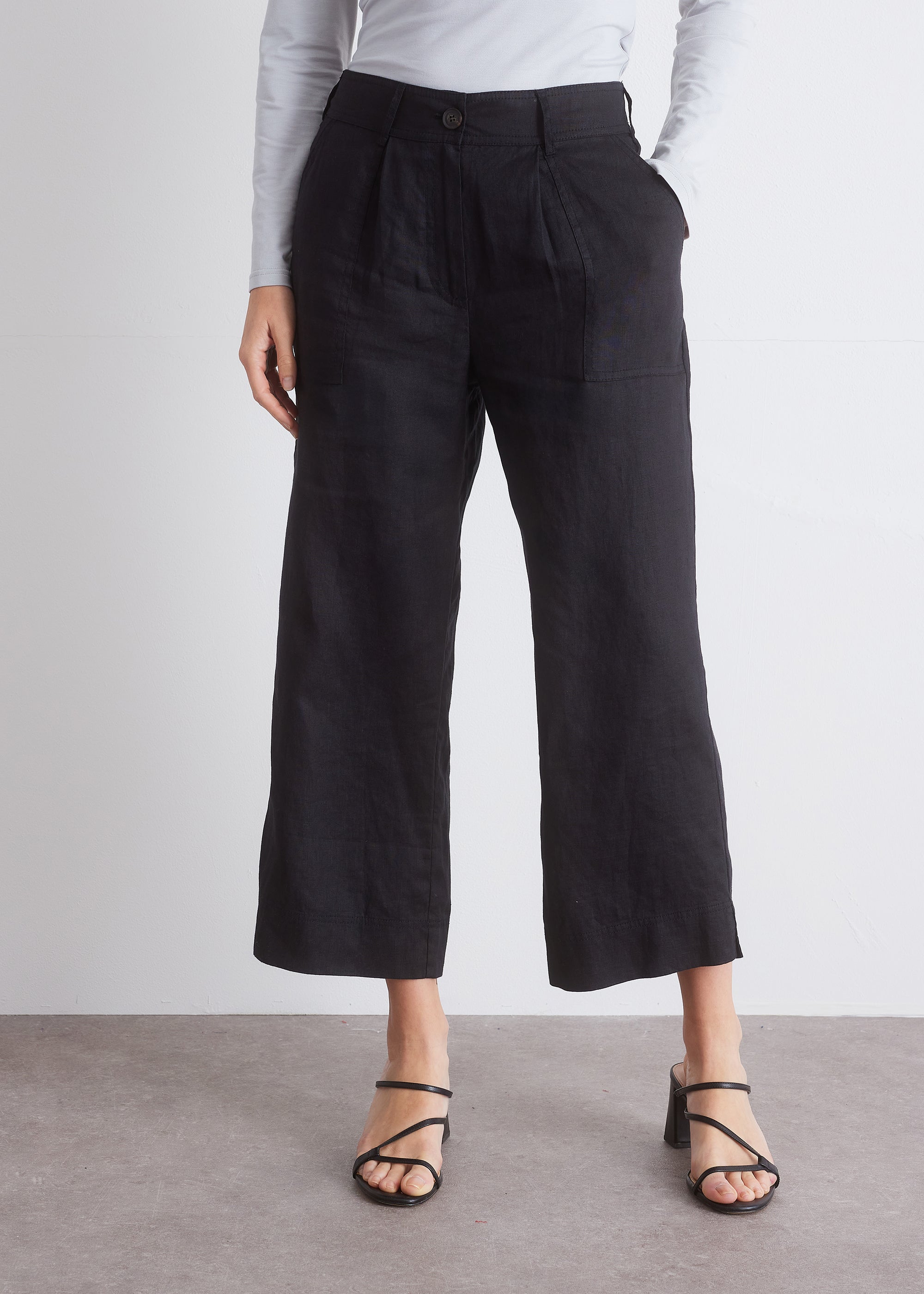 Hose aus reinem Leinen