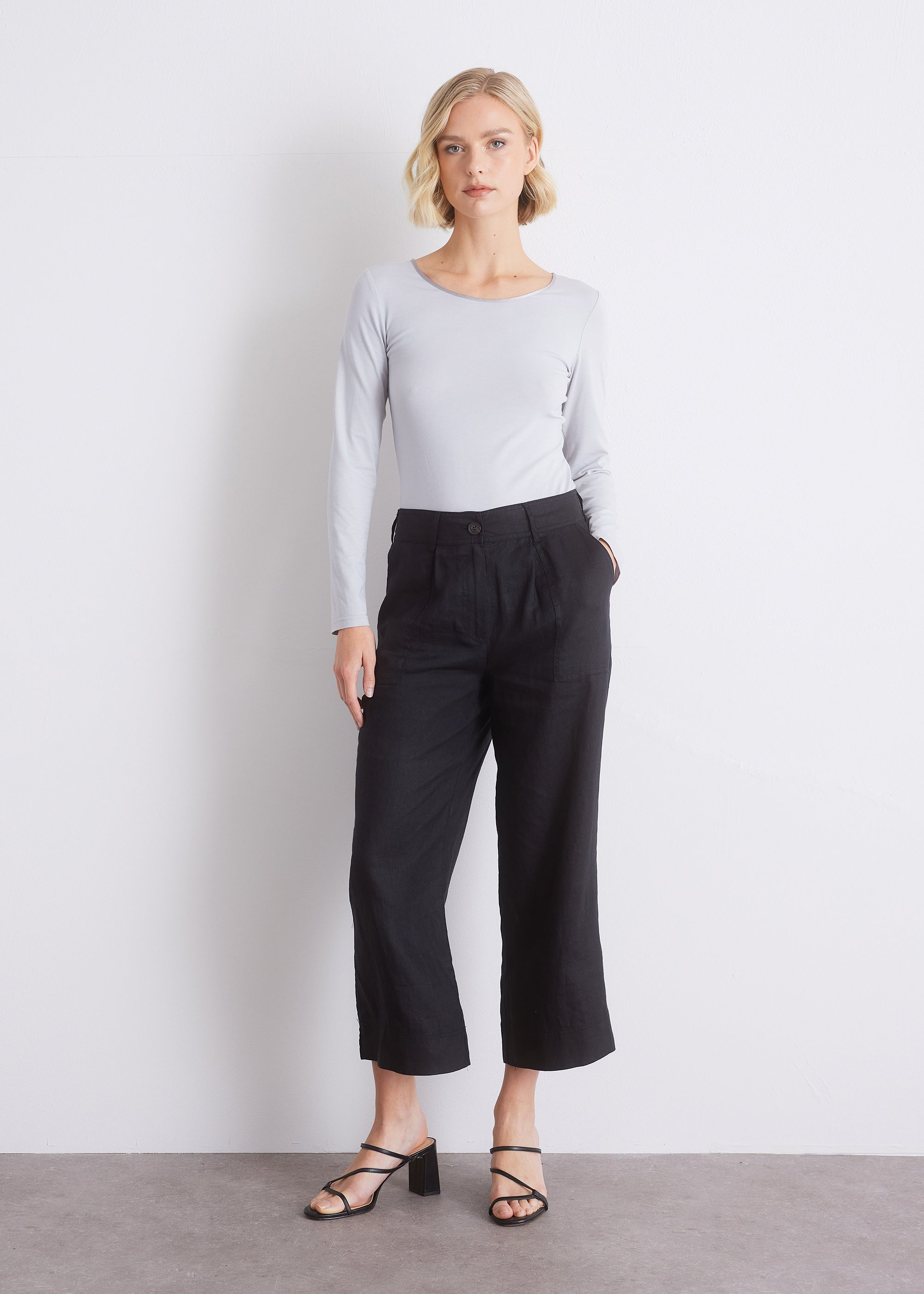 Hose aus reinem Leinen