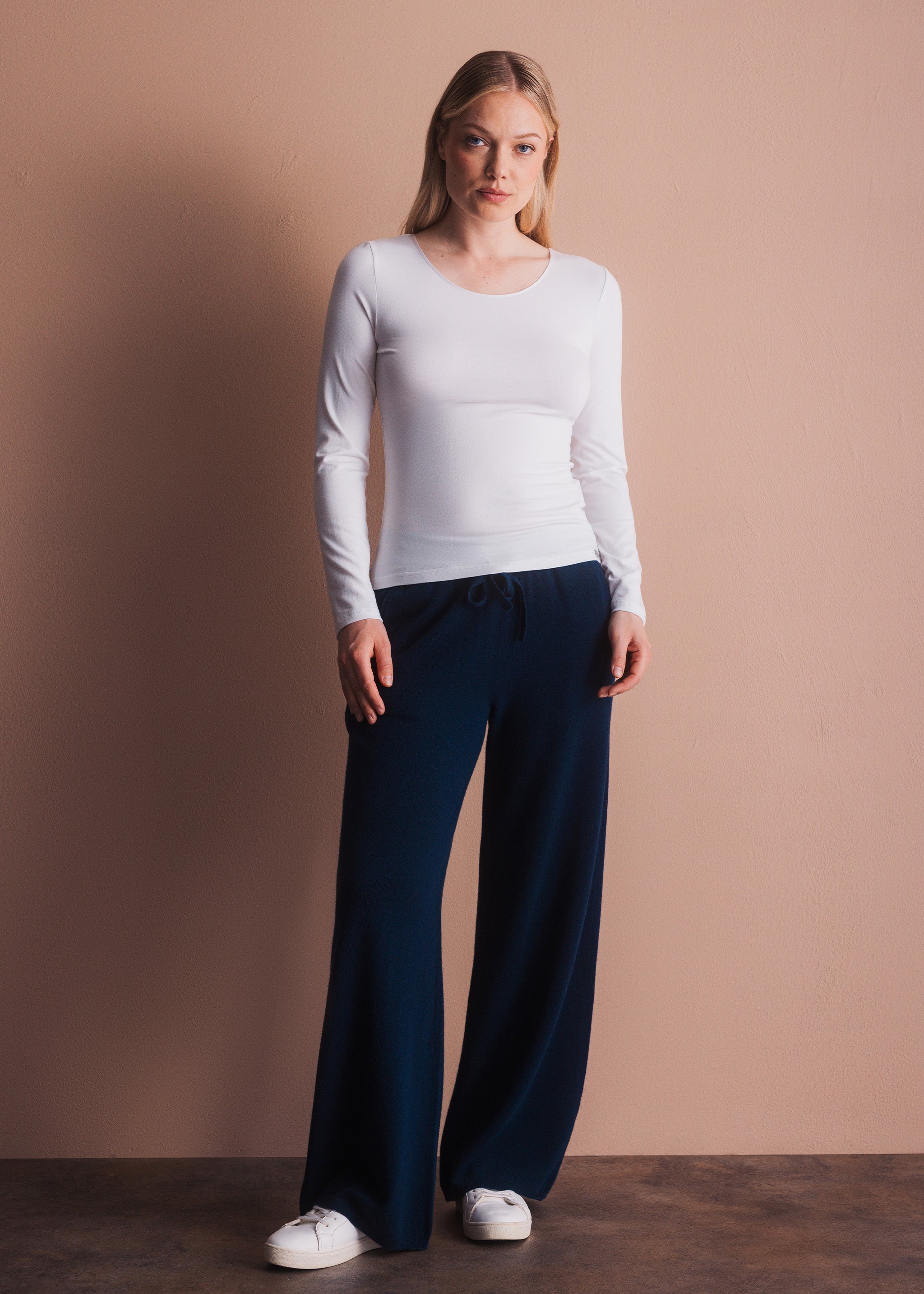 Basic-Longsleeve mit Rundhalsausschnitt