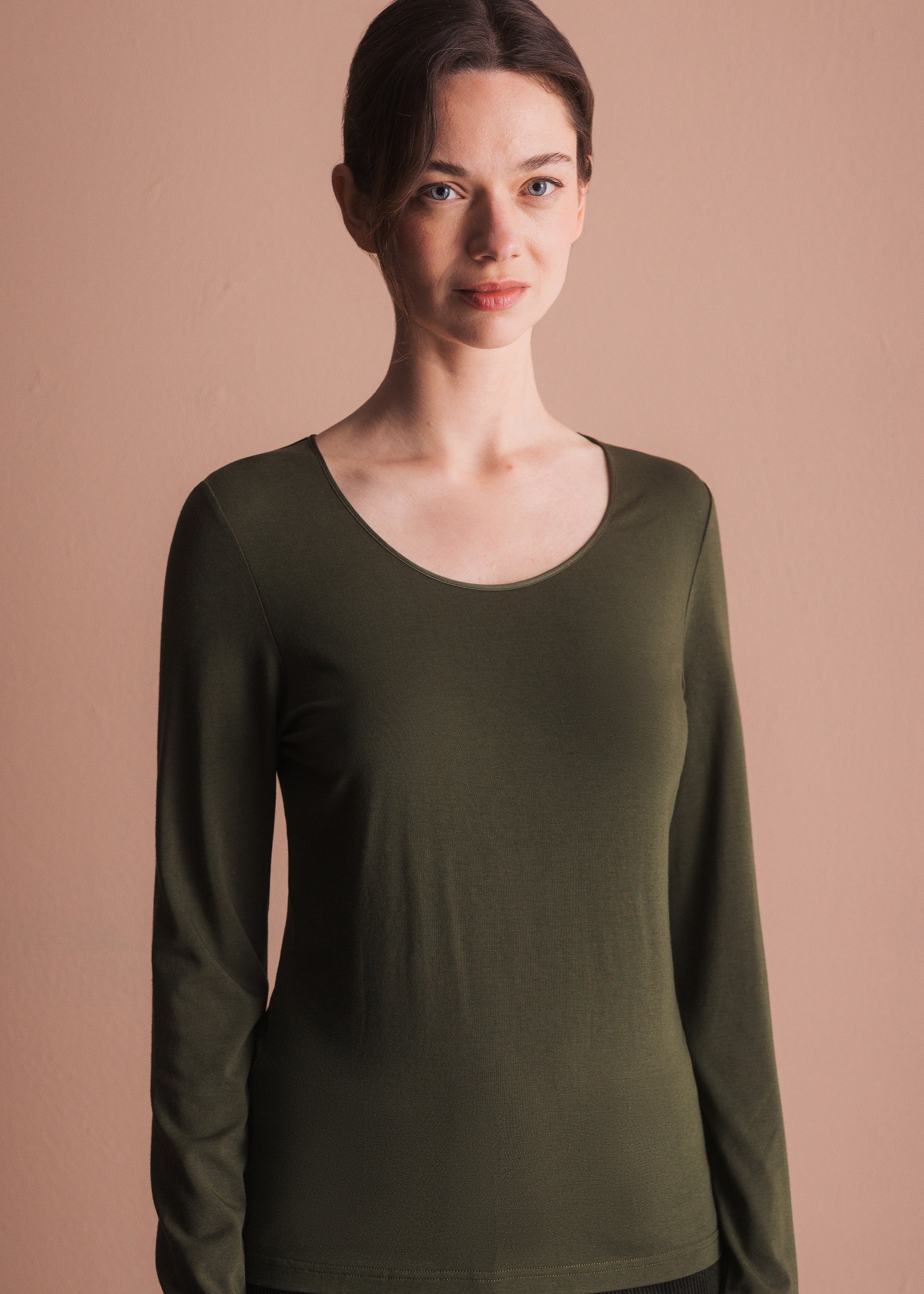 Basic-Longsleeve mit Rundhalsausschnitt