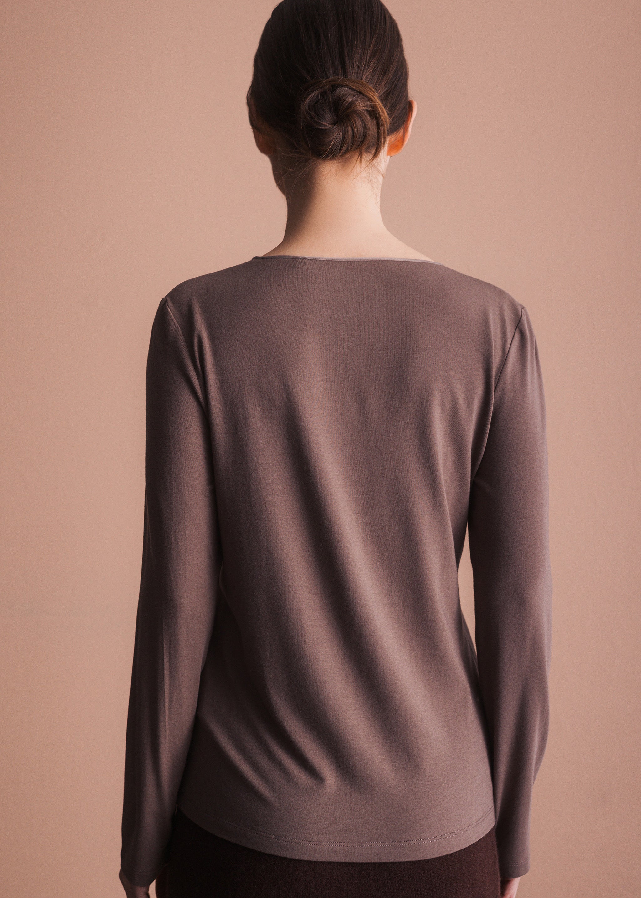 Basic-Longsleeve mit Rundhalsausschnitt