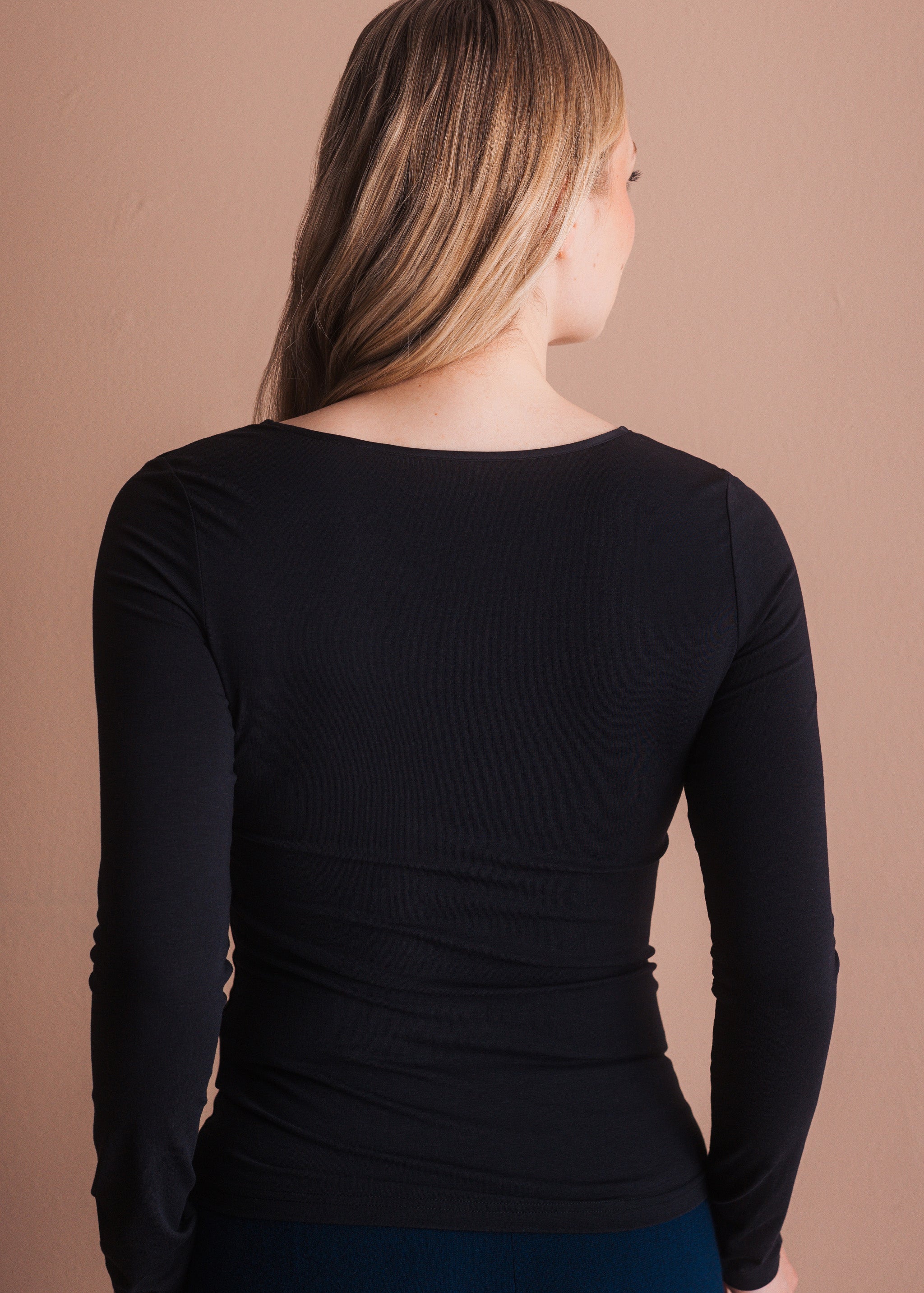 Basic-Longsleeve mit Rundhalsausschnitt