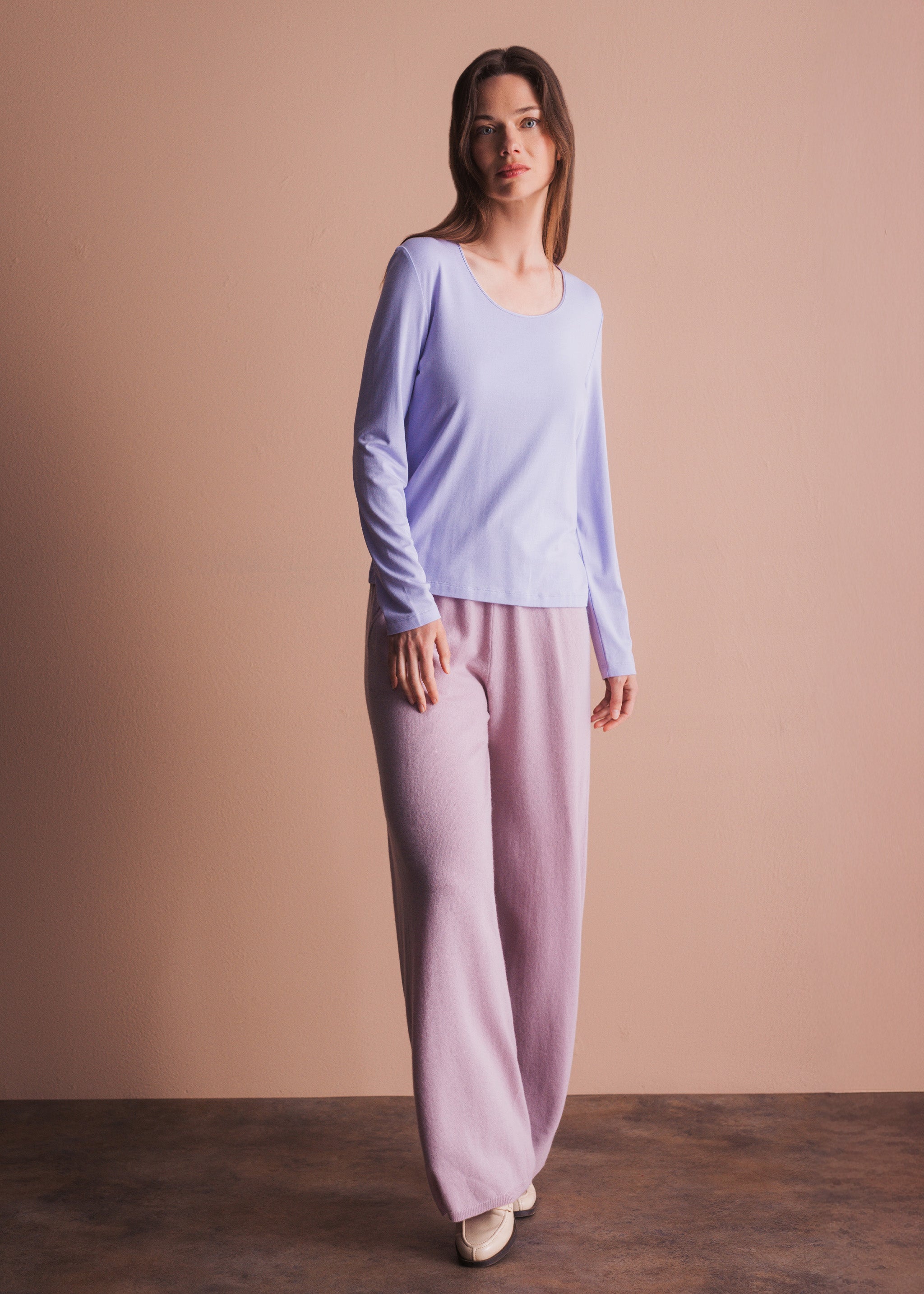 Basic-Longsleeve mit Rundhalsausschnitt