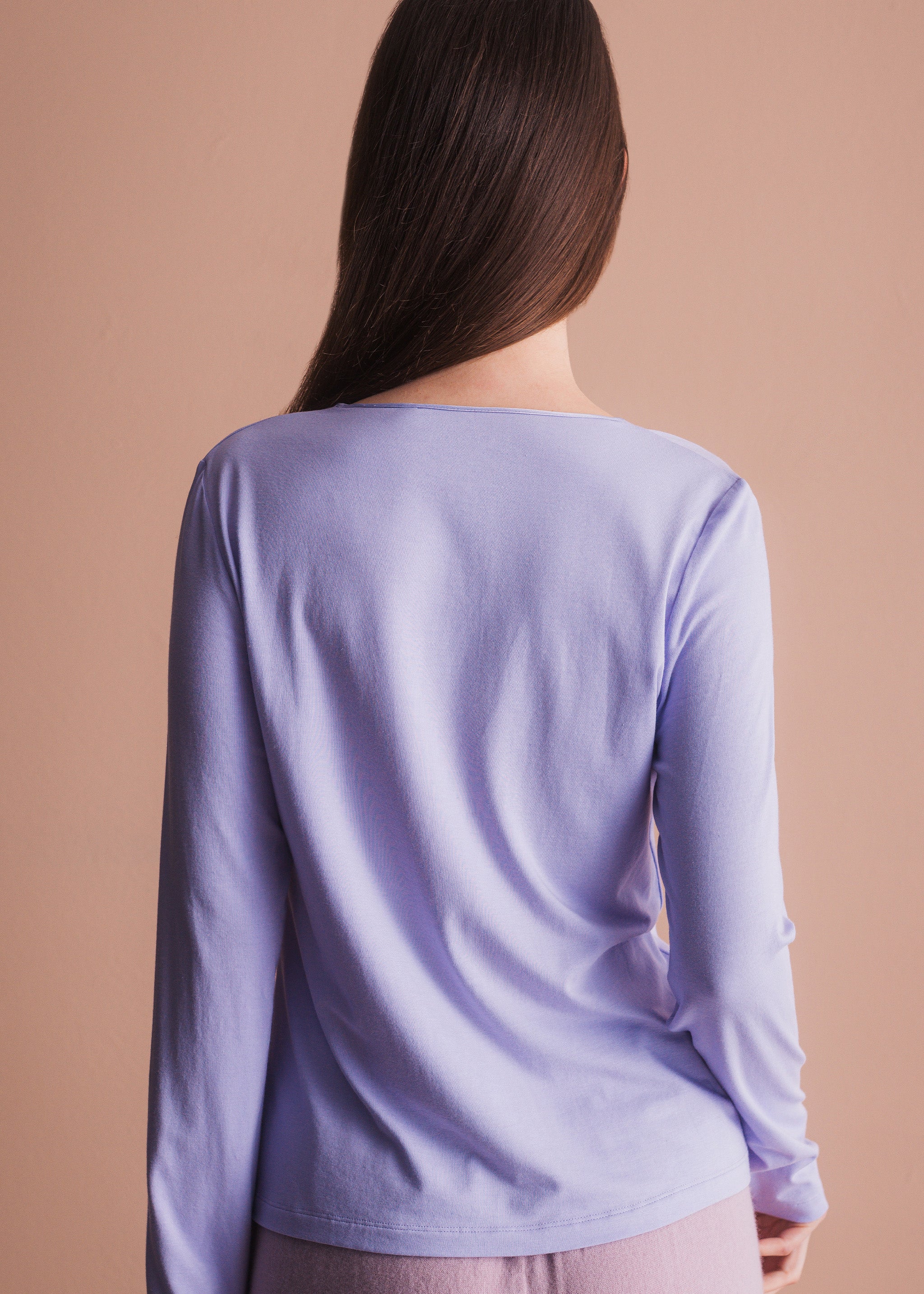 Basic-Longsleeve mit Rundhalsausschnitt