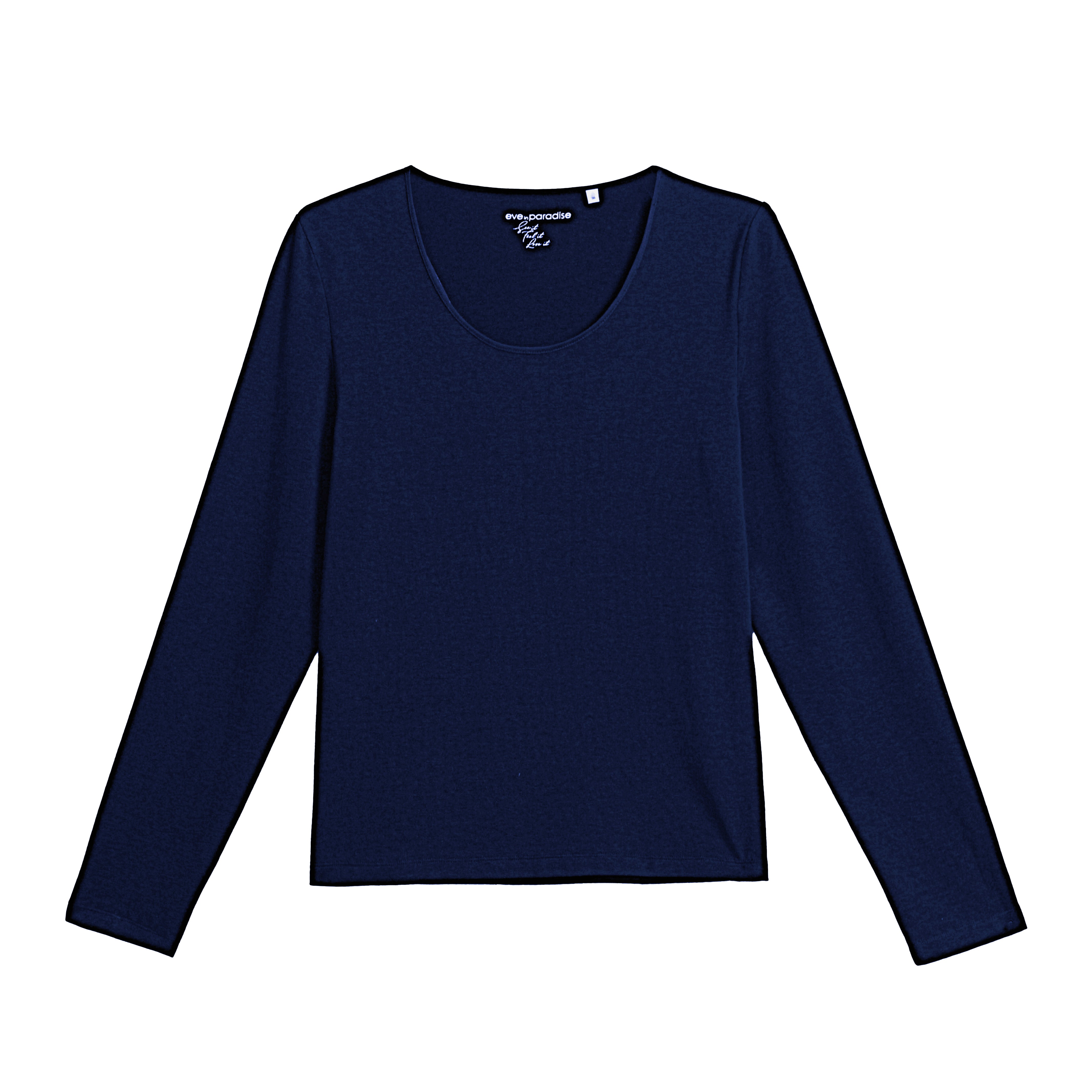 Basic-Longsleeve mit Rundhalsausschnitt