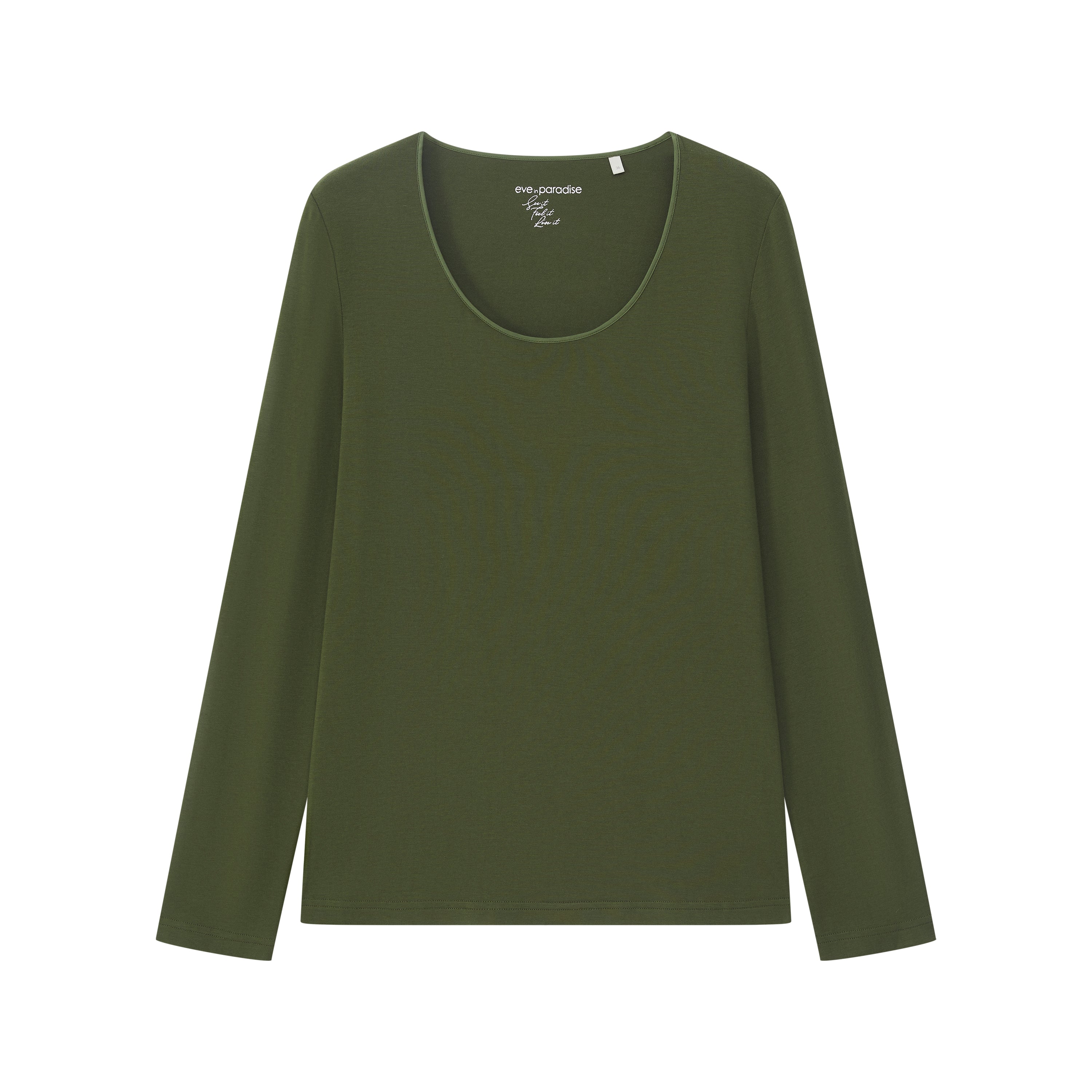 Basic-Longsleeve mit Rundhalsausschnitt