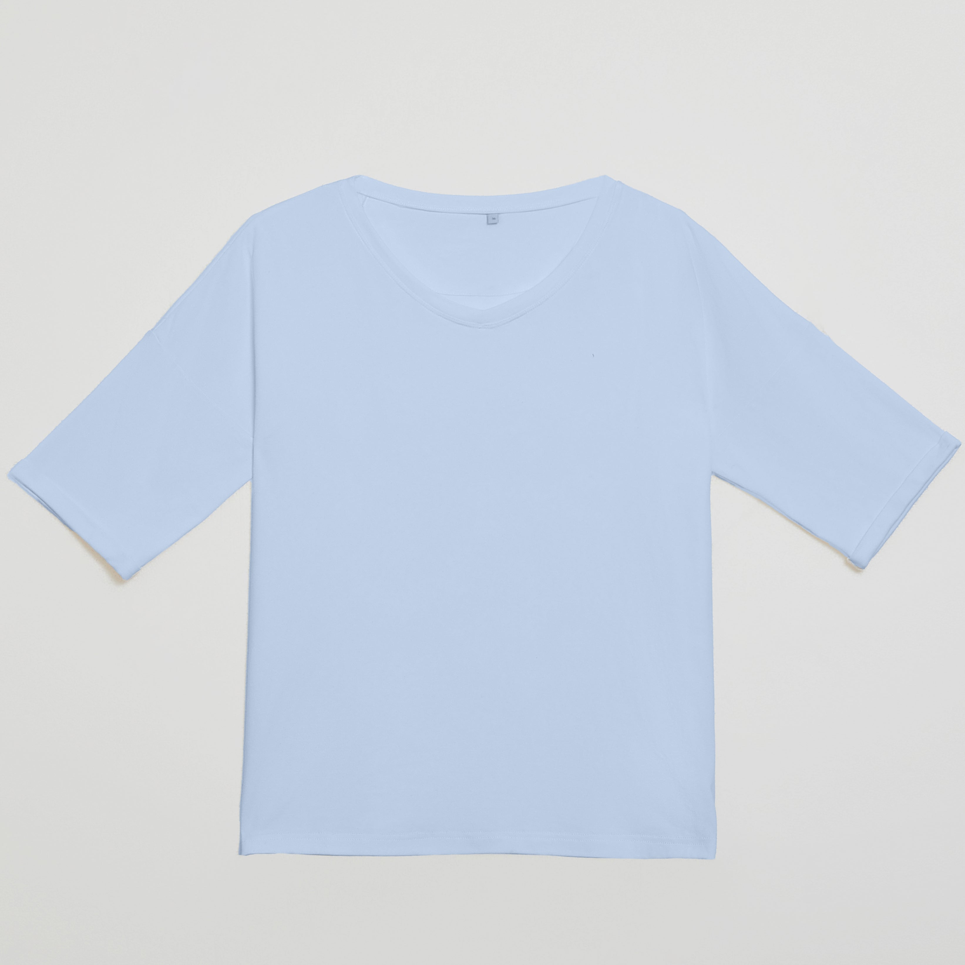 Shirt aus Viskose-Baumwoll-Mix