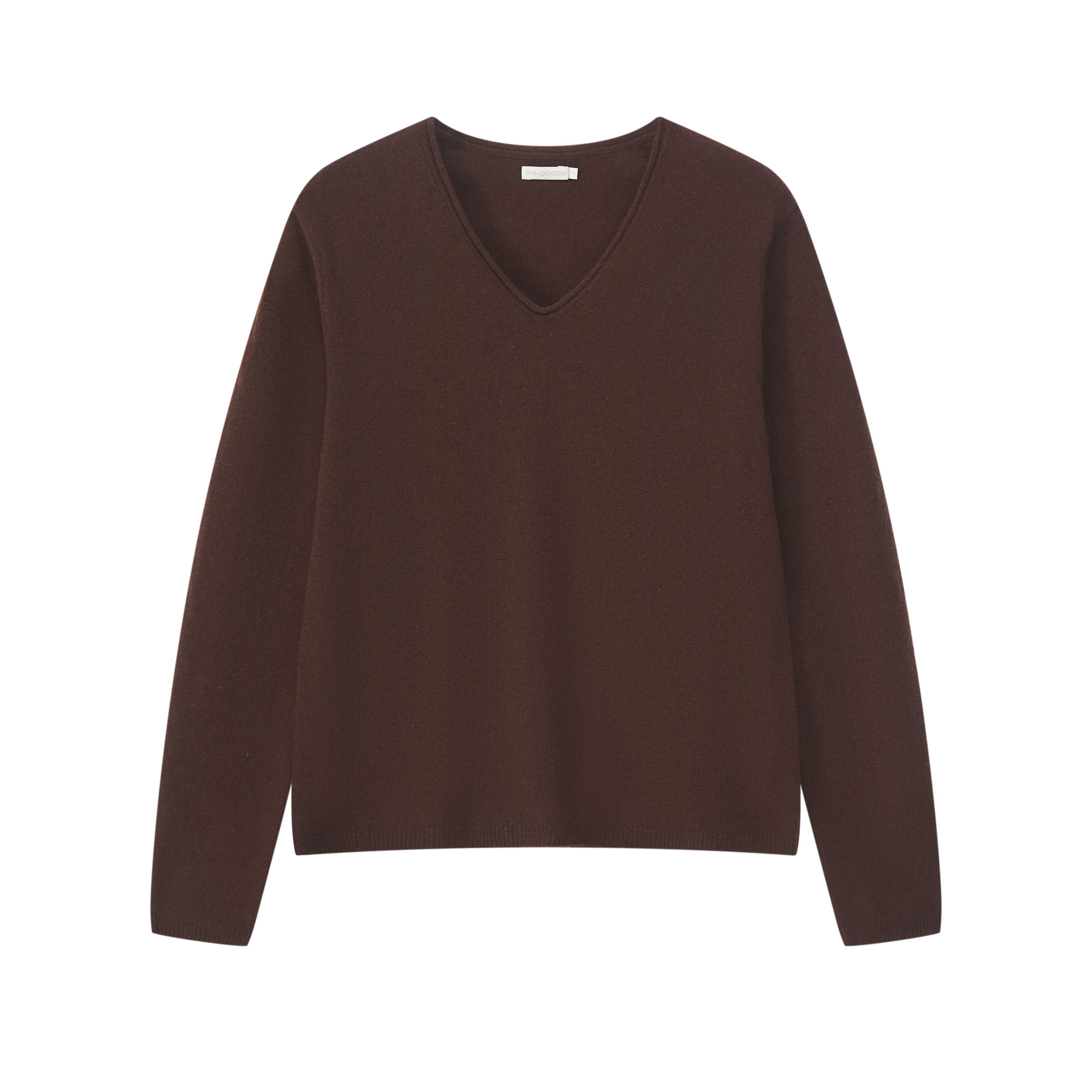 Pullover mit V-Ausschnitt aus Merinowolle