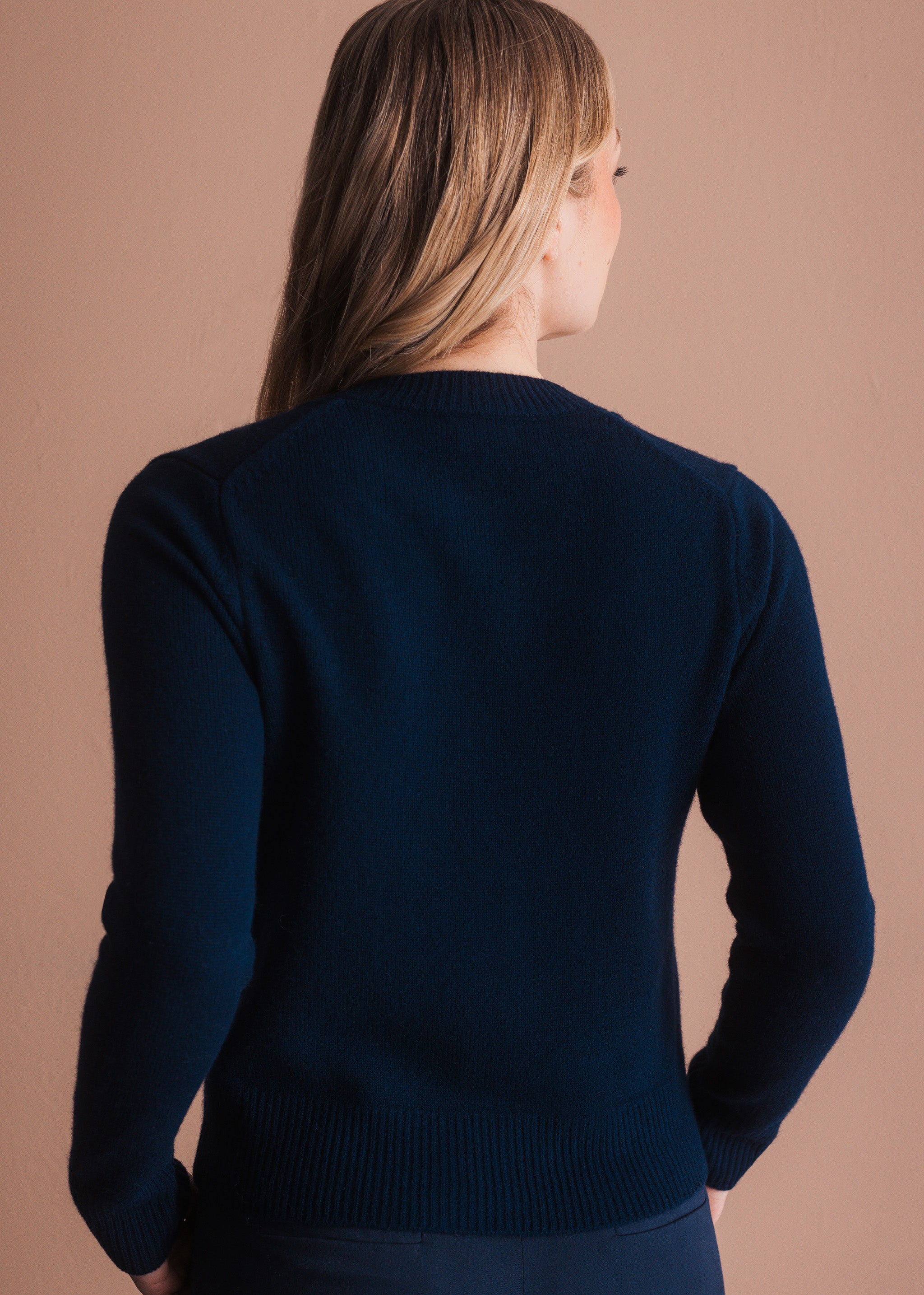 Strickjacke mit Knopfleiste aus Merinowolle