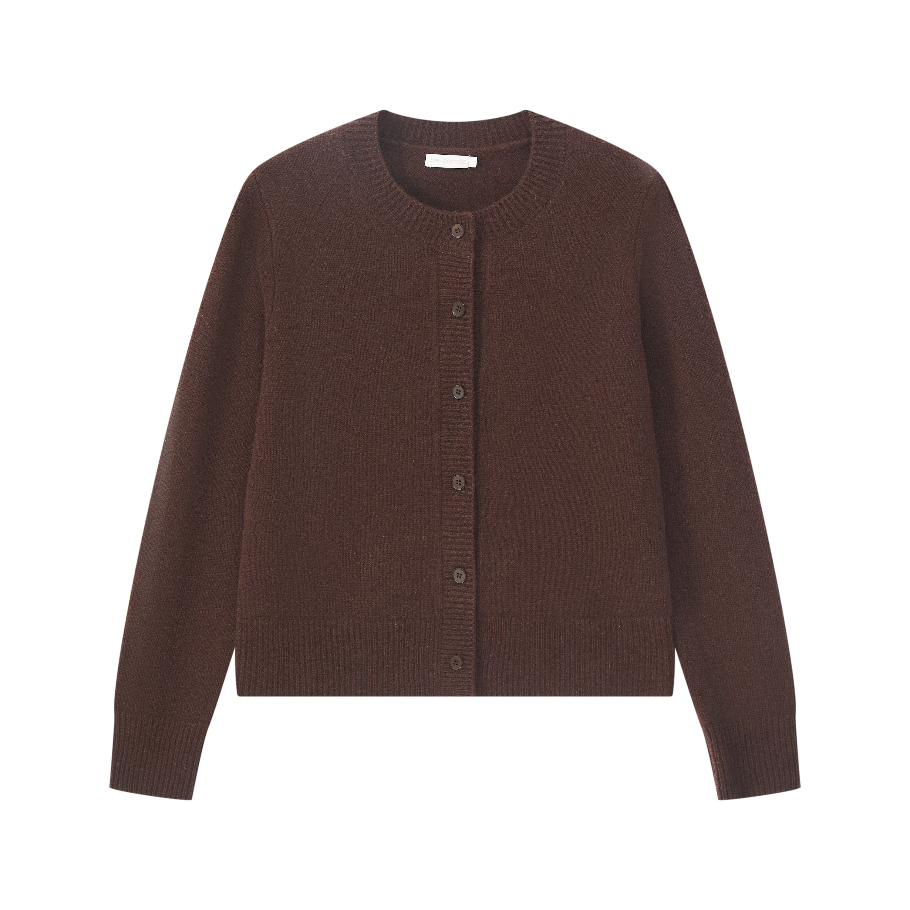 Strickjacke mit Knopfleiste aus Merinowolle