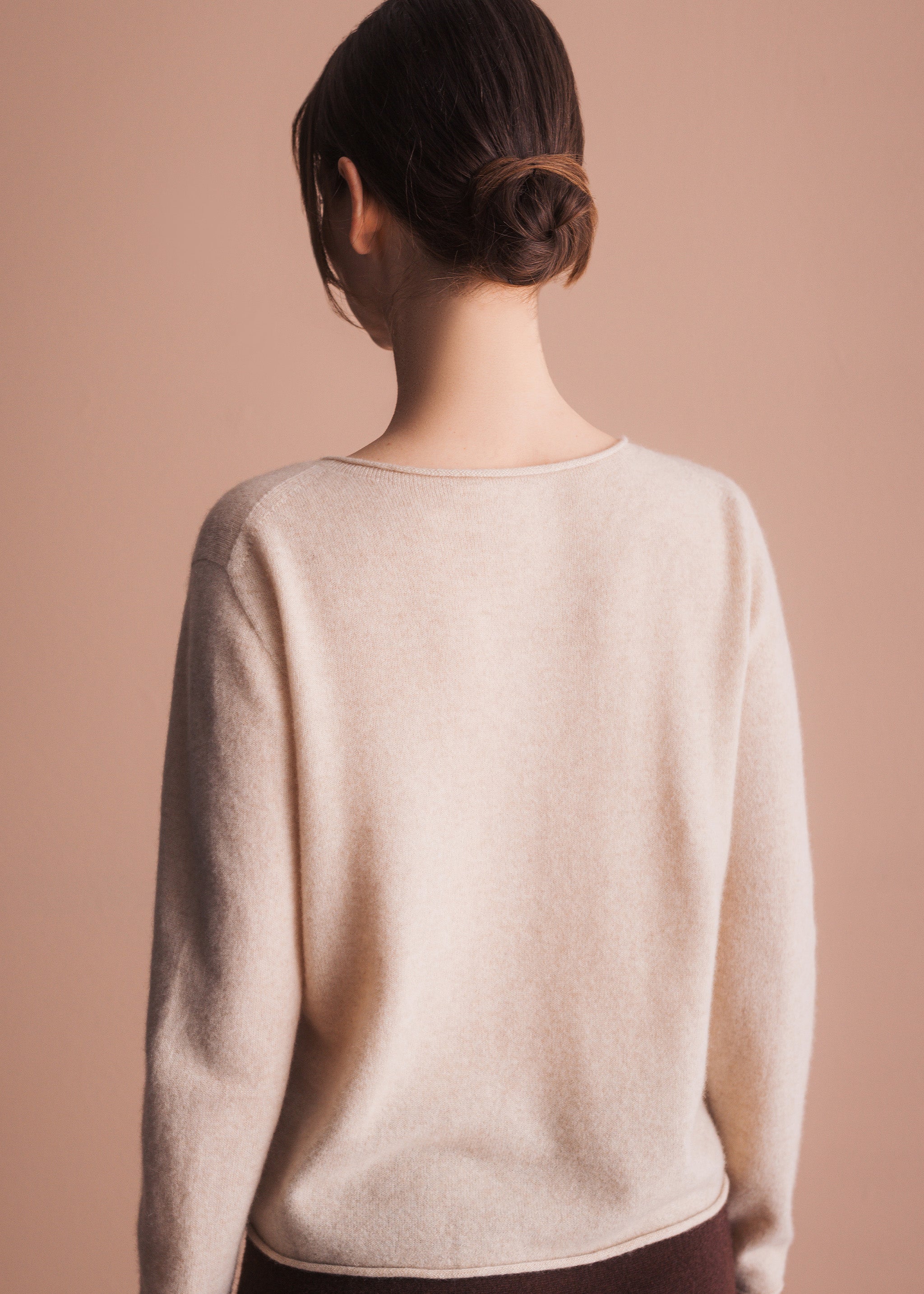 Strickjacke mit V-Ausschnitt