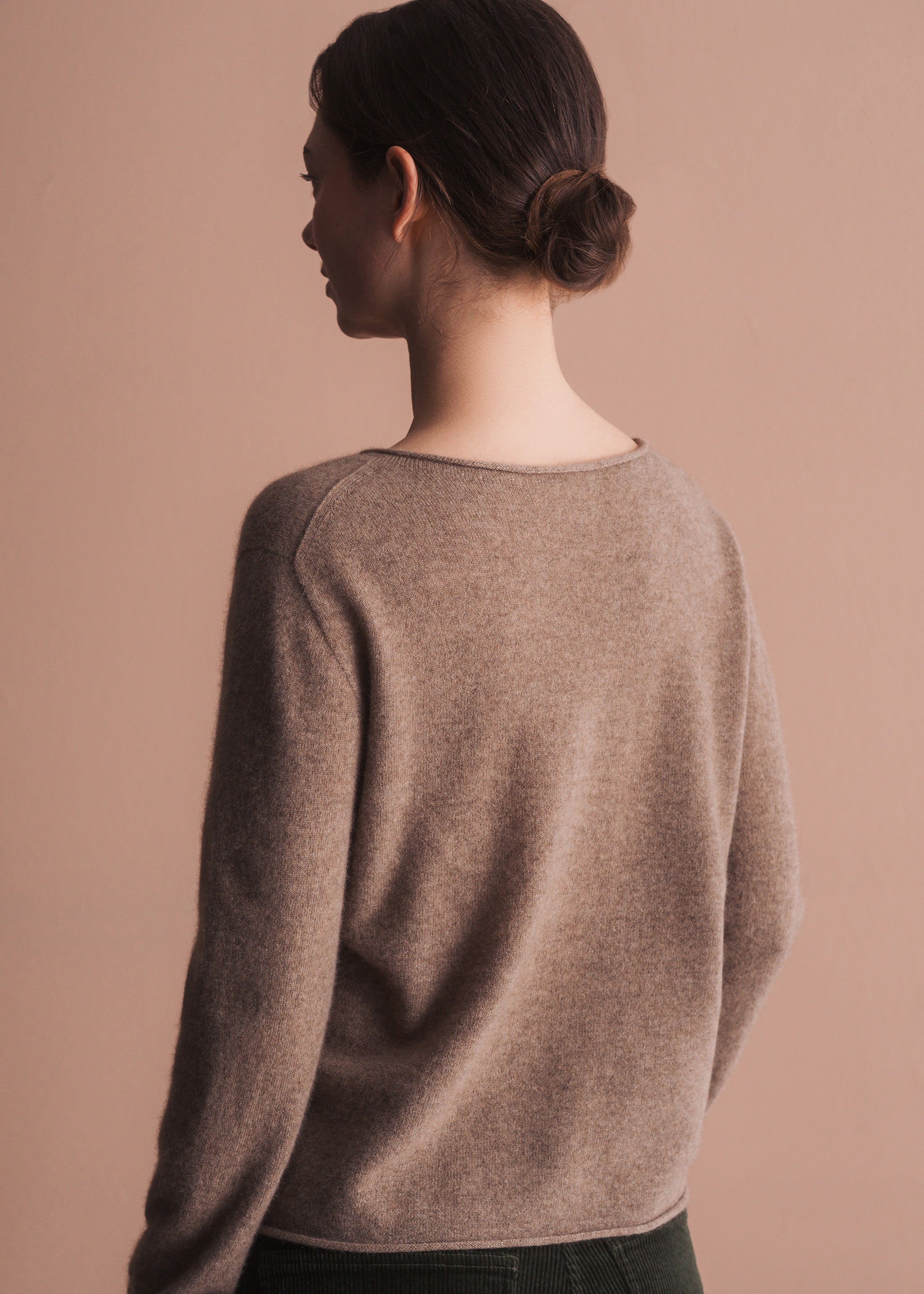 Strickjacke mit V-Ausschnitt