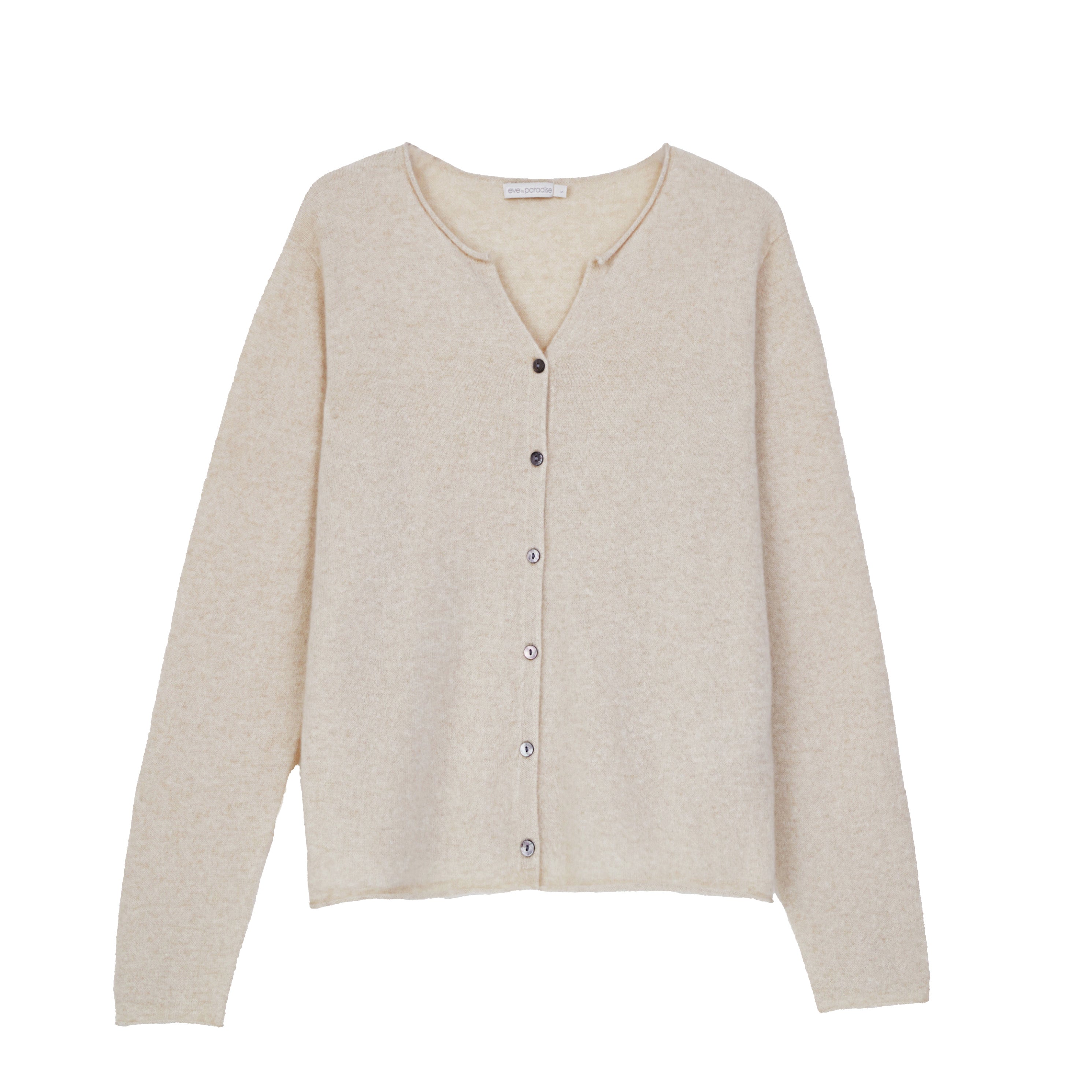 Strickjacke mit V-Ausschnitt