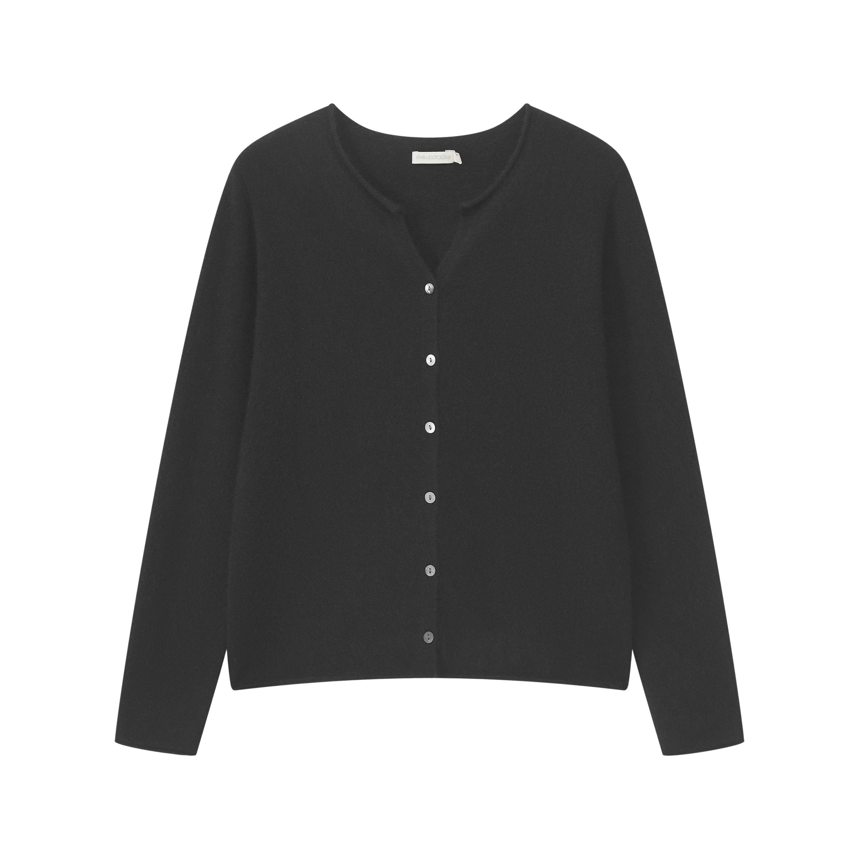 Strickjacke mit V-Ausschnitt