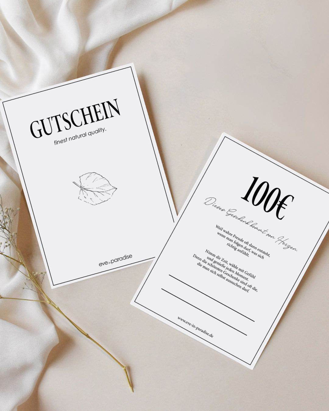 ONLINE GESCHENKKARTE